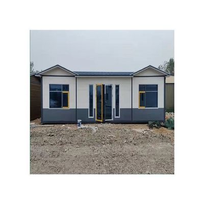 Prefab kleine huizen op wielen rechtstreeks voorzien van witte/grijze/zwarte opties