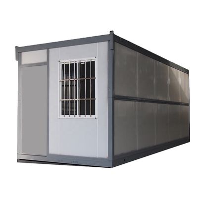 Gefabriceerd Modern Design Folding Container House met gegalvaniseerd staalframe