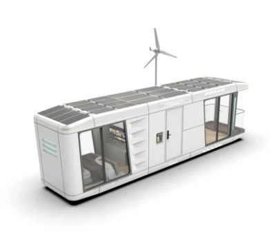 Stalen deur Modulair Huis Vessel Huis Ruimtecapsule Huis Kleine huizen