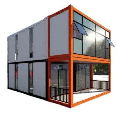 Gepersonaliseerde kleur uitbreidbare containerhuis met licht staal frame en constructie