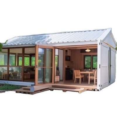 20ft 40ft uitbreidbaar Prefab Homestay Hotel met tuin slaapkamer Container