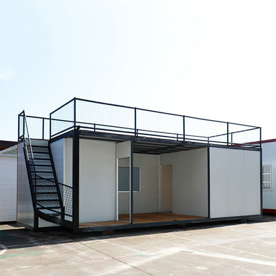 Prefab modulair containerhuis met 18 mm MGO-plankvloer en gegalvaniseerd staalframe