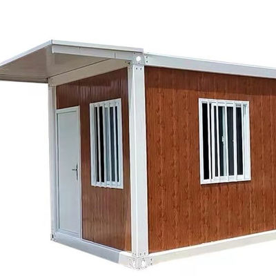 Hotel Flat Pack Container House met PVC schuifvenster vervaardigd