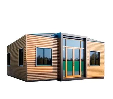 20ft of 40ft stalen structuur frames uitbreidbare container huis voor opvouwbare resort huis