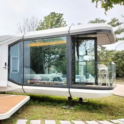 Volledig ingerichte luxe geprefabriceerde mobiele ruimte capsule huis voor 20ft 40ft