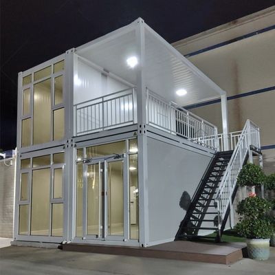 Stalen sandwichpaneel kantoorcontainer restaurant met keuken en 18 mm MGO plankvloer