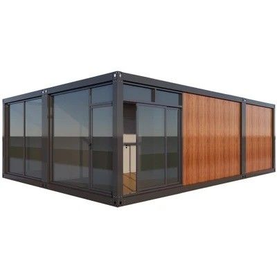Afneembare villa Modern Design Container Homes 40ft Luxe Huis voor kantoorgebouw