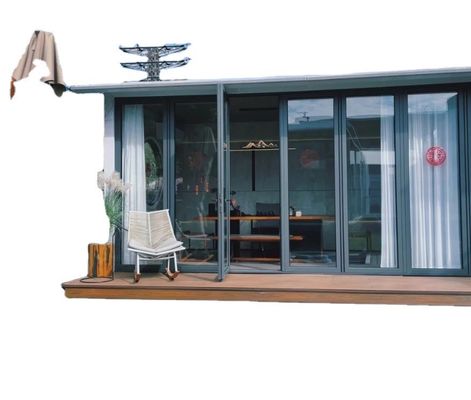 Contemporary Design Draagbare Flat Pack Living Container met aangepaste kleuropties