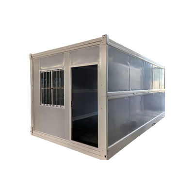 Moderne stijl T-type 40 ft uitbreidbare container prefab huis met PVC schuifvenster