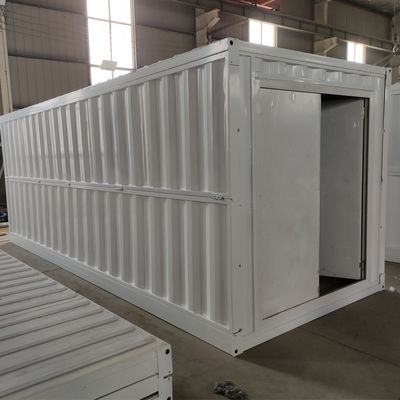 Moderne stijl T-type 40 ft uitbreidbare container prefab huis met PVC schuifvenster