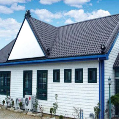 Kleine lichte staalconstructie villa vervaardiging voor containerhuizen in wit/grijs/zwart