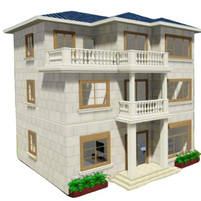 Directe producenten Verkoop van 3 kamers licht staal huis villa voor containerhuizen