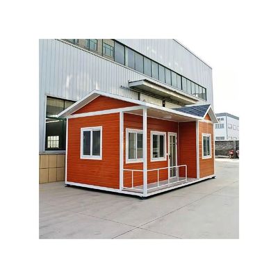 Mobiele wielen modulair klein huis met naverkoopsteun en 6000*3000*2900mm Grootte