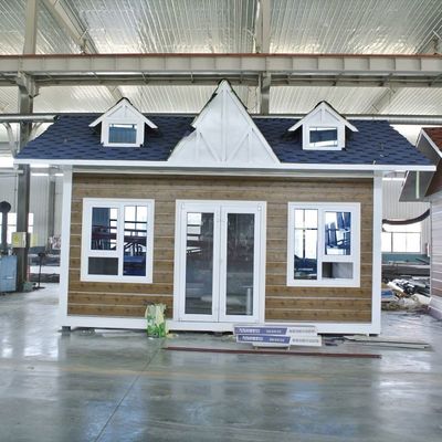 Mobiele wielen modulair klein huis met naverkoopsteun en 6000*3000*2900mm Grootte