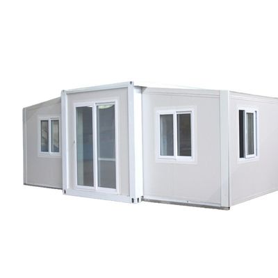 Gegalvaniseerd staalframe Prefab expanderbaar containerhuis voor duurzame constructie
