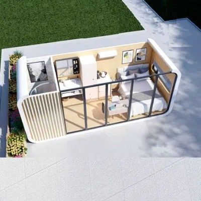 Mobiel wonen Containerhuis Prefab Tiny Home Voor Slaap Pod