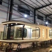 Tropische design stijl Luxe Moderne Outdoor Draagbare mobiele Glamping Space