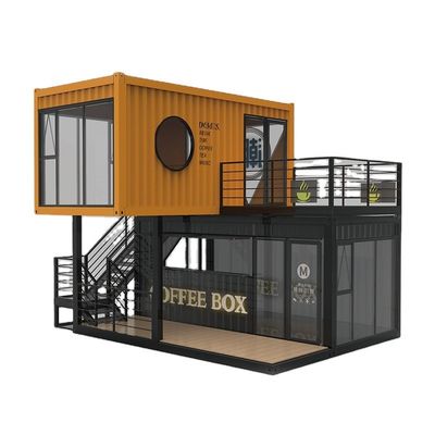 20ft / 40ft licht staal frame modulair container huis voor geprefabriceerd gebouw