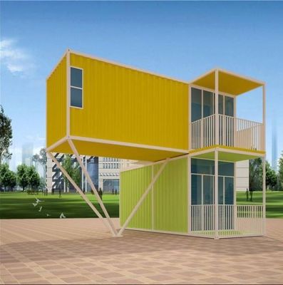 20ft / 40ft licht staal frame modulair container huis voor geprefabriceerd gebouw