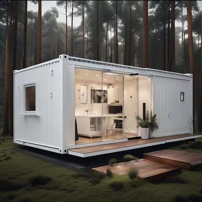 20ft / 40ft licht staal frame modulair container huis voor geprefabriceerd gebouw