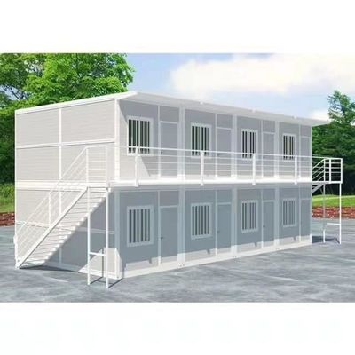 Gegalvaniseerd staal frame draagbaar opvouwbaar scheepvaartcontainerhuis voor mobiele levensstijl