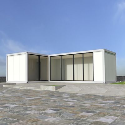 Gegalvaniseerd staal frame draagbaar opvouwbaar scheepvaartcontainerhuis voor mobiele levensstijl