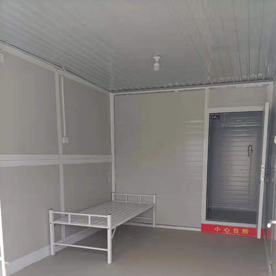Prefabriceerd 20ft kantoor flat pack opvouwbaar container huis met PVC schuifvenster