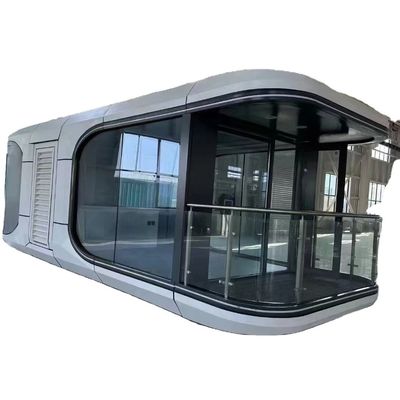 Hotel Pod Hurricane Proof Prefab Capsule Speed Dome House Midden eeuw