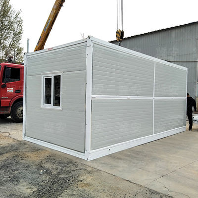 Gefabriceerd Modern Design Folding Container House met gegalvaniseerd staalframe