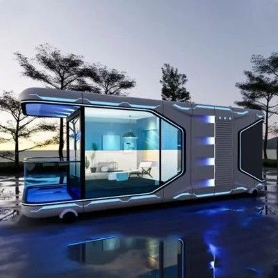 Capsule Modulaire woningen Mobiele woningen Containerwoning Verhuisbaar Prefabricated