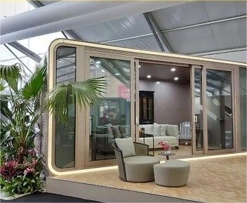 Gepersonaliseerd Modern Design Mobile Steel Structure Gebouw Apple Cabin Draagbaar Huis