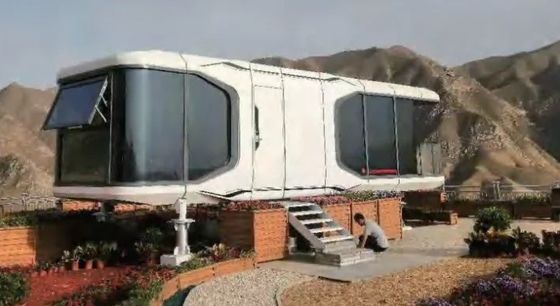 Luxe geprefabriceerde modulaire huis ruimte capsule voor aangepaste container huis