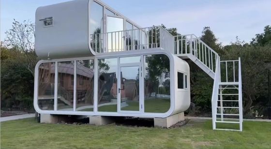 Luxe geprefabriceerde modulaire huis ruimte capsule voor aangepaste container huis