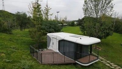 Prefabricate Huis Tuin Huis Mobiele Huis Staalstructuur Gebouw Vakantiehuis
