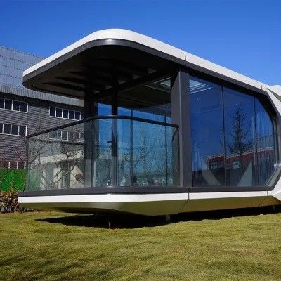 Prefabricate Huis Tuin Huis Mobiele Huis Staalstructuur Gebouw Vakantiehuis