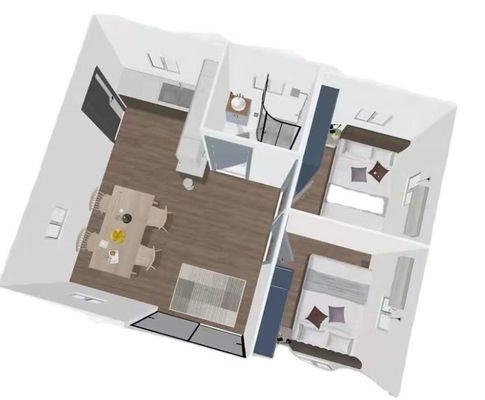 Container met opvouwbaar ontwerp en licht accessoires