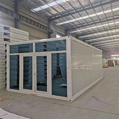 Modern ontwerp gegalvaniseerd stalen frame opvouwbaar containerhuis voor woondecoratie