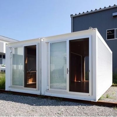 Draagbaar vouwbaar scheepvaartcontainerhuis Moderne modulaire huizen voor mobiel wonen