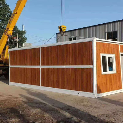 Gemakkelijk te monteren 20ft vouwbaar container huis met badkamer en gegalvaniseerd stalen frame