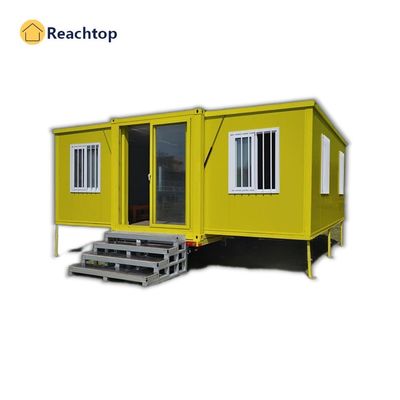 Gegalvaniseerd staal frame modern mobiel opvouwbaar container huis met badkamer