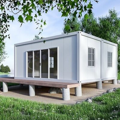 Gegalvaniseerd staal frame modern mobiel opvouwbaar container huis met badkamer
