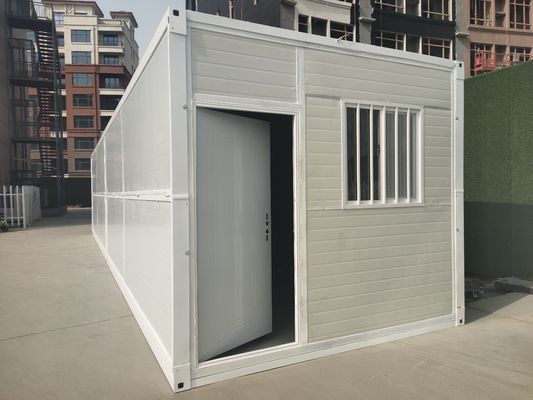 20ft staalconstructies vouwbaar woonhuis prefab modulaire huizen met 18mm MGO plankvloer