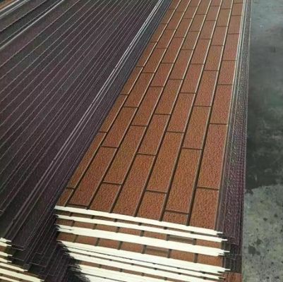 50-200 mm Dikte Metalen paneel Buitenwand Isolatie Decoratieve Plaat