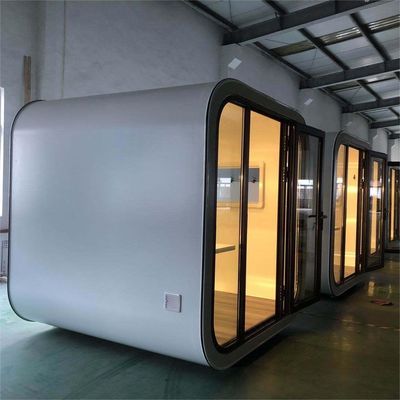 Hotel Indoor Apple Cabin Office Pod Tuin Office Containerhuis met licht stalen structuur frame