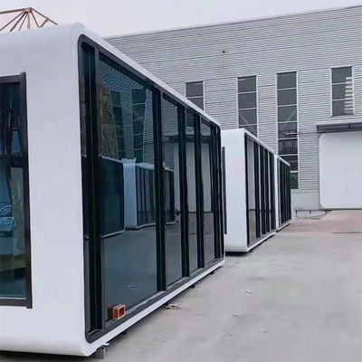 Hotel Indoor Apple Cabin Office Pod Tuin Office Containerhuis met licht stalen structuur frame