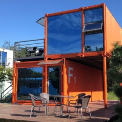 Geassembleerde fat pack container huis voor supermarkt thuis winkelen ziekenhuis werkplaats