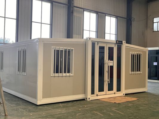 Gegalvaniseerd staal frame REACHTOP 2 slaapkamers Opvouwbaar containerhuis met houten vloer