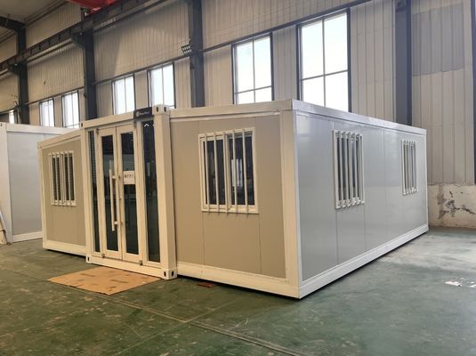 Gegalvaniseerd staal frame REACHTOP 2 slaapkamers Opvouwbaar containerhuis met houten vloer