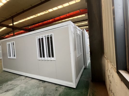 Gegalvaniseerd staal frame REACHTOP 2 slaapkamers Opvouwbaar containerhuis met houten vloer