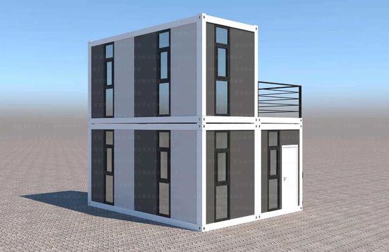 18 mm MGO Plankvloer Prefab Flat Pack Container House voor Home Office Efficiency